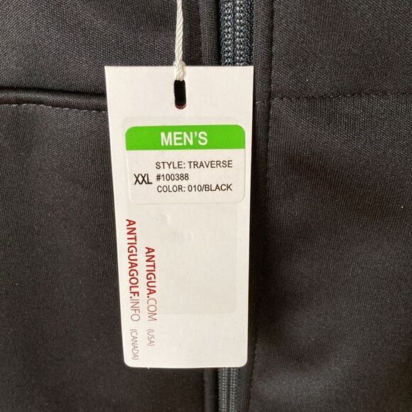 New Antigua Lightweight Cold Weather Water Resistant Men’s Jacket Size XXL - Picture 2 of 13